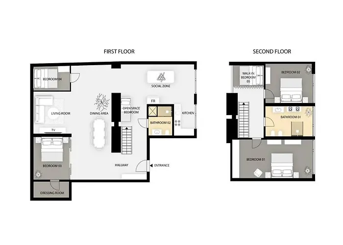 아파트 5br+2bath Old Town Industrial Penthouse, A/c *