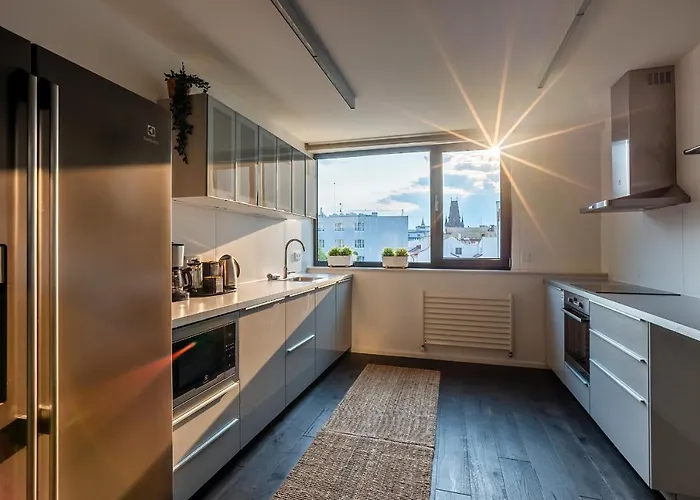 5br+2bath Old Town Industrial Penthouse, A/c * 프라하