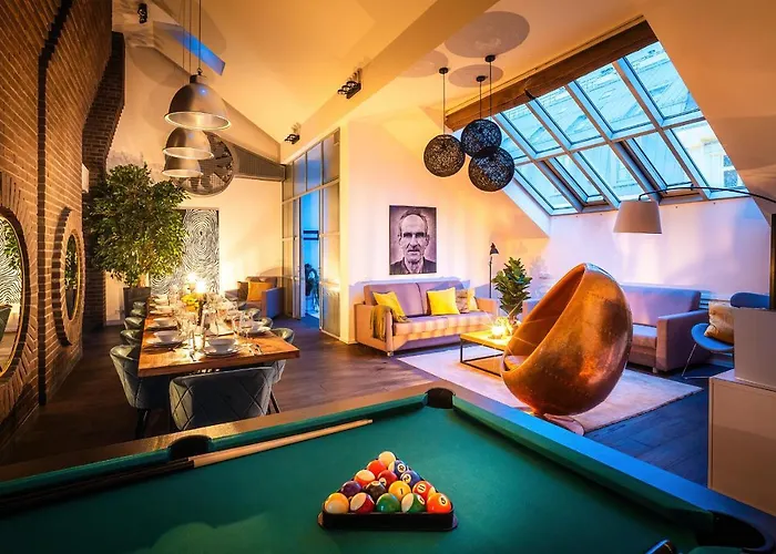 아파트 5br+2bath Old Town Industrial Penthouse, A/c 프라하
