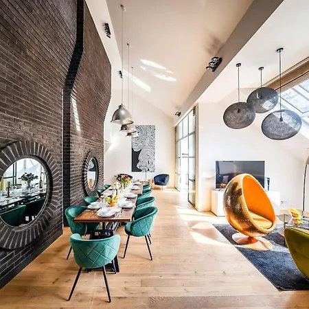 Lejlighed 5br+2bath Old Town Industrial Penthouse, A/c Prag