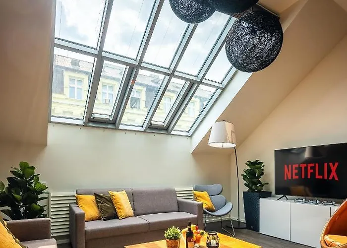 Lägenhet 5br+2bath Old Town Industrial Penthouse, A/c Prag